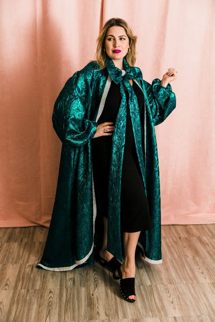 "Rusalka” Roma Coat with Swarovski Crystals