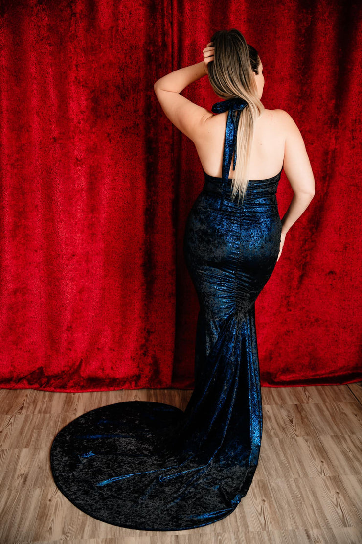The Hollywood Evening Gown (Blue)
