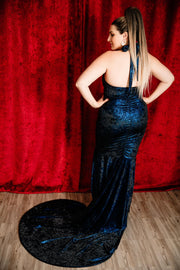 The Hollywood Evening Gown (Blue)