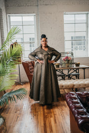 Assoluta Gown Coat: “Gold Quilt”