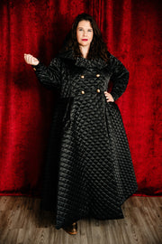 Assoluta Gown Coat: “Satin Quilt”