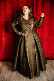 Assoluta Gown Coat: “Gold Quilt”