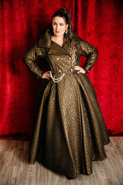 Assoluta Gown Coat: “Gold Quilt”