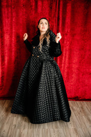 Assoluta Gown Coat: “Satin Quilt”