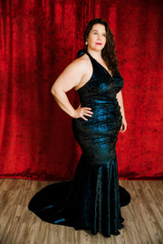 The Hollywood Evening Gown (Blue)
