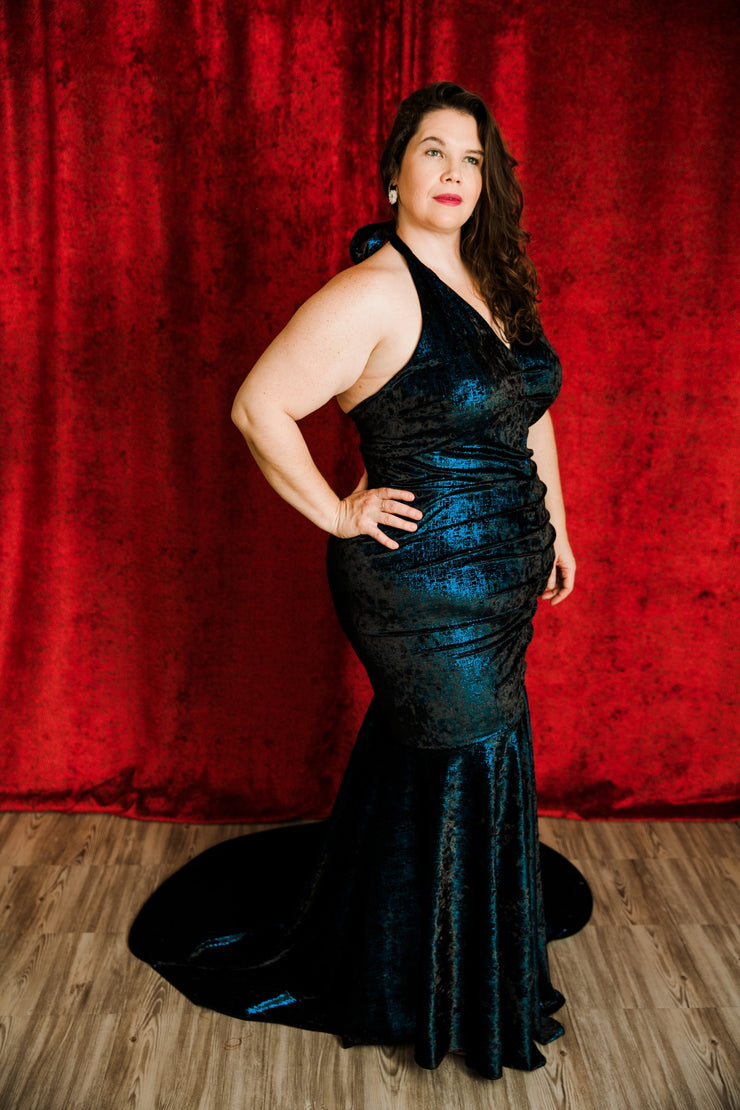 The Hollywood Evening Gown (Blue)