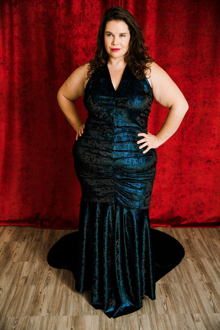 The Hollywood Evening Gown (Blue)
