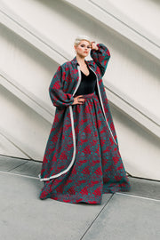 "La Fanciulla del West” Roma Coat with Swarovski Crystals