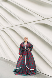 "La Fanciulla del West” Roma Coat with Swarovski Crystals