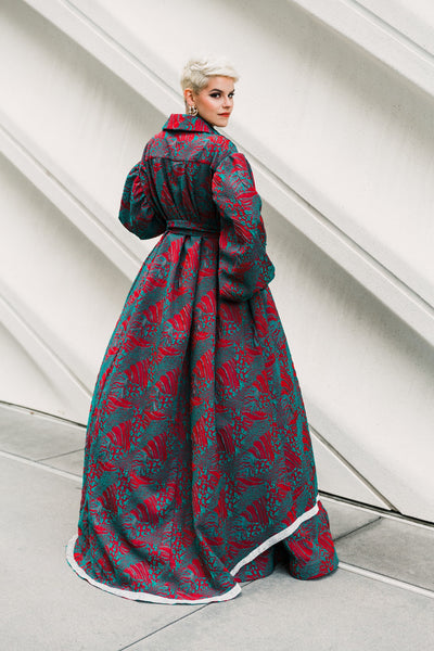 Roma Coat with Swarovski Crystals in "La Fanciulla del West”