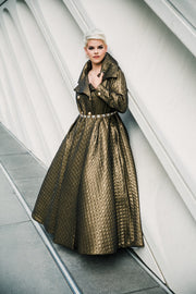 Assoluta Gown Coat: “Gold Quilt”