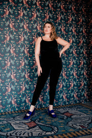 Perfect Velvet Tank Top (Black)
