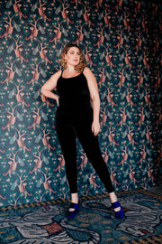 Perfect Velvet Tank Top (Black)