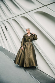 Assoluta Gown Coat: “Gold Quilt”