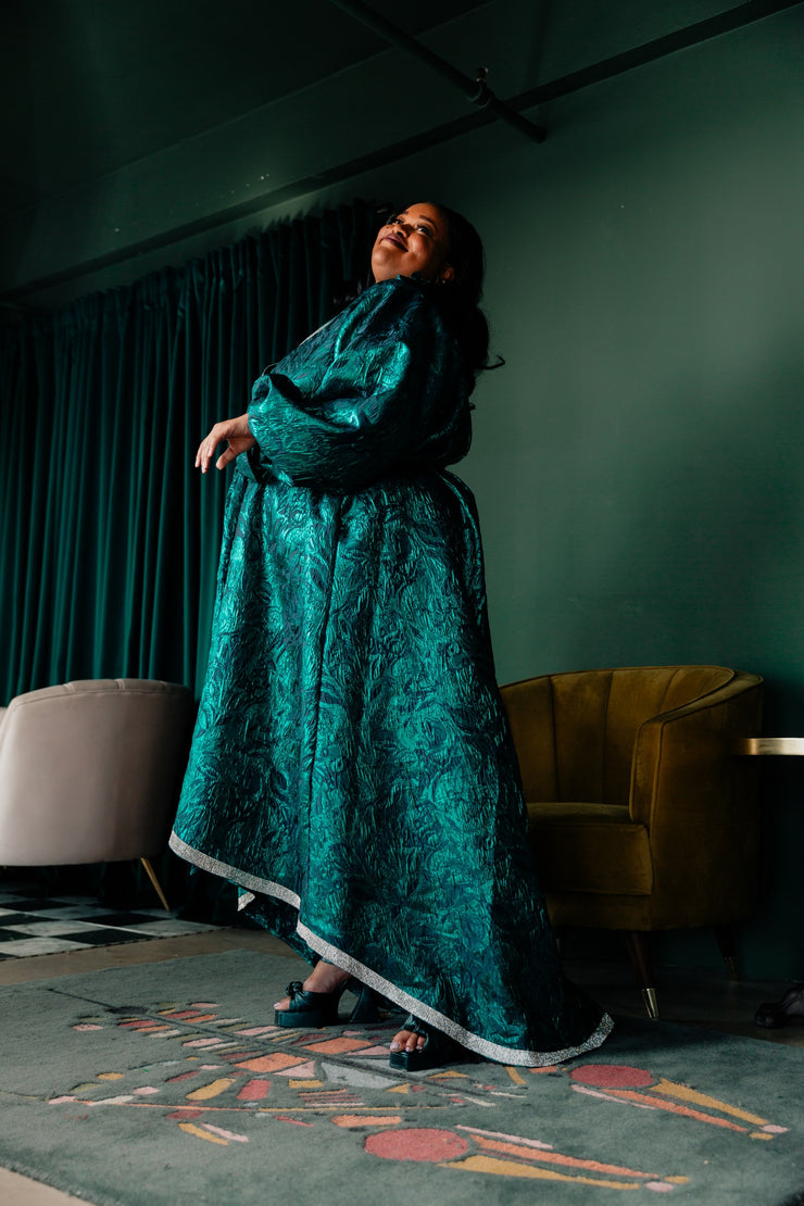 "Rusalka” Roma Coat with Swarovski Crystals
