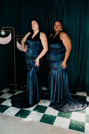 The Hollywood Evening Gown (Blue)