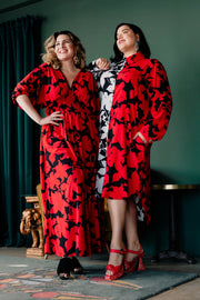 “Macy” (RED) Colla Voce Dress