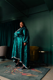 "Rusalka” Roma Coat with Swarovski Crystals