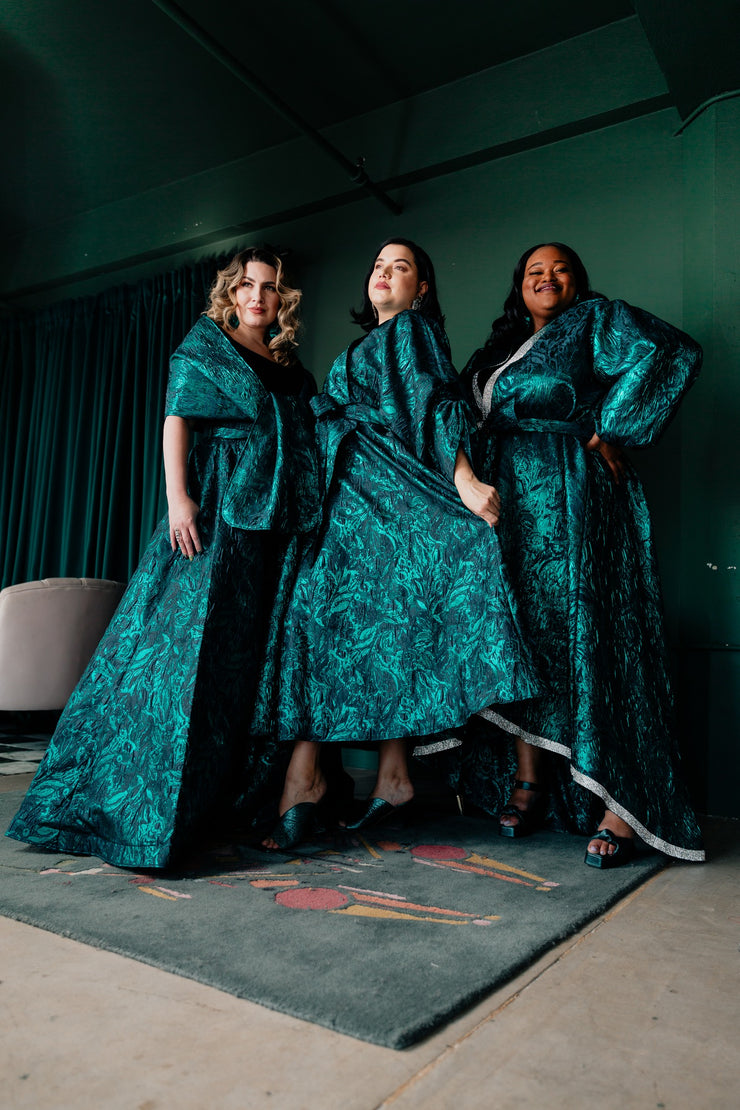 "Rusalka” Roma Coat with Swarovski Crystals