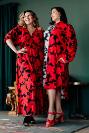 “Macy” (RED) Colla Voce Dress