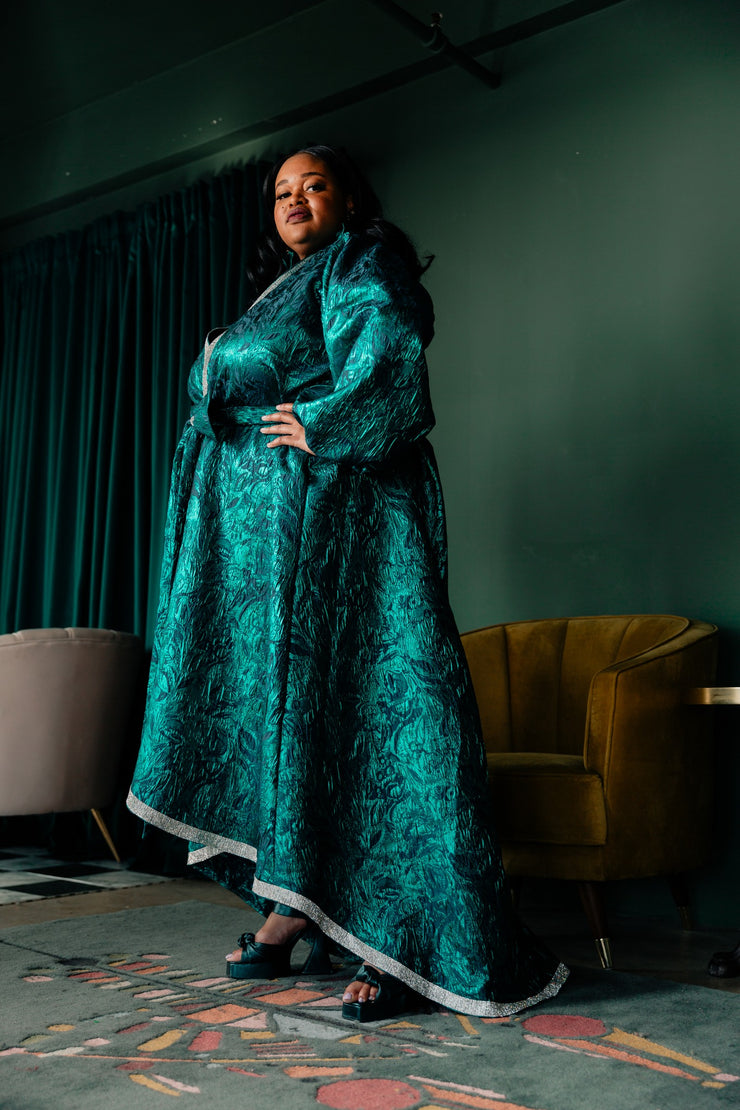 "Rusalka” Roma Coat with Swarovski Crystals