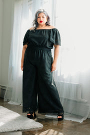 Laser Focused Faux Jumpsuit