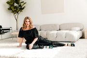 Laser Focused Faux Jumpsuit