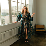 Parisian Coat in "Zampa” (Blue)