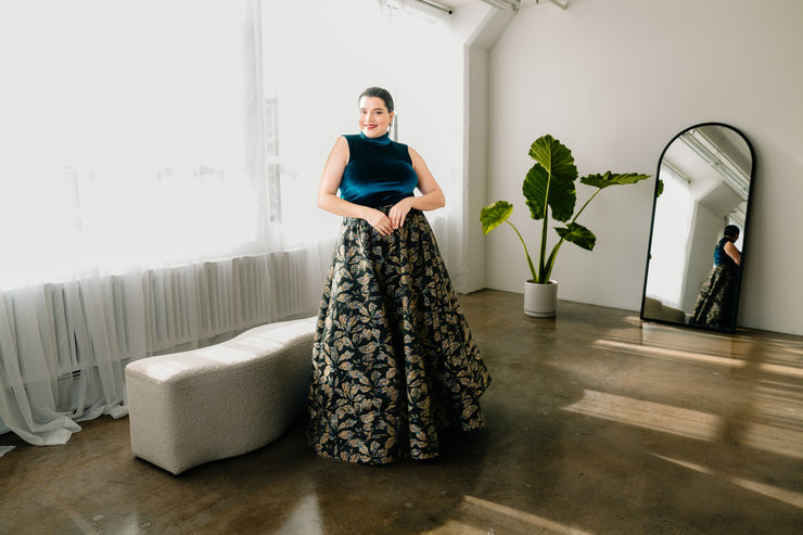 Gala Skirt in "Seedbead"