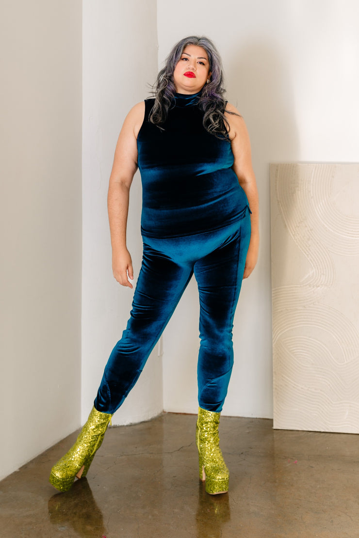 Beyond Basic Velvet Set (Blue)