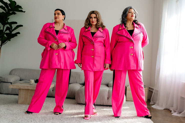 Tuxedo Pants (Shockingly Pink)