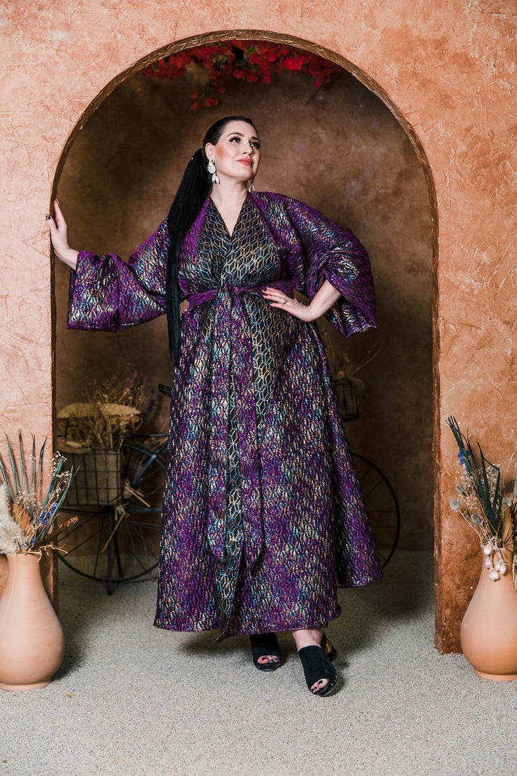 Parisian Coat in “Semiramide” (Purple)