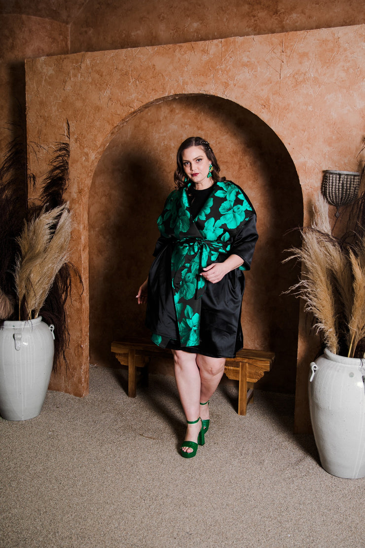 "I Lombardi" Reversible Opera Coat (Green)
