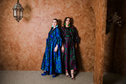 Parisian Coat in "Maometto" (Green and Pink)