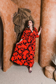 “Macy” (RED) Colla Voce Dress