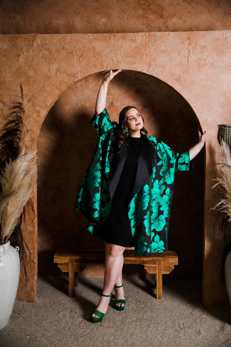 "I Lombardi" Reversible Opera Coat (Green)