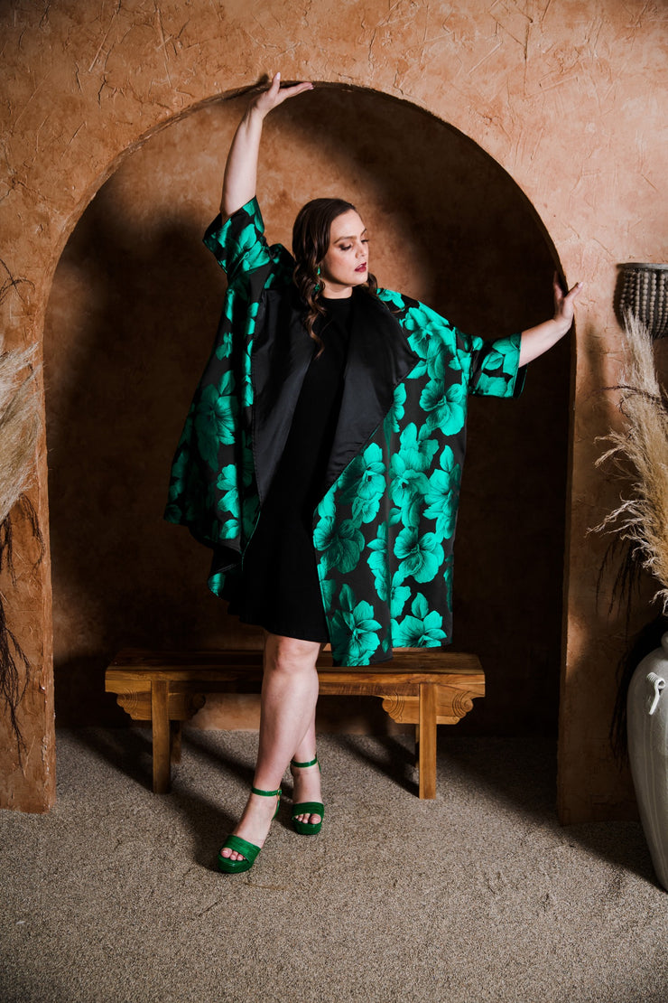 "I Lombardi" Reversible Opera Coat (Green)