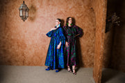 Parisian Coat in "Maometto" (Green and Pink)