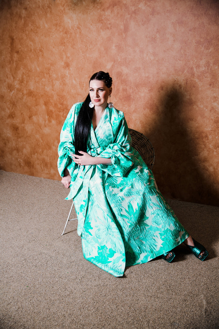 Parisian Coat in “Le Comte Ory”(Seafoam)