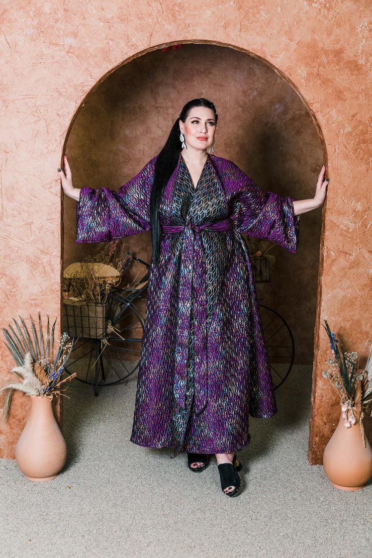 Parisian Coat in “Semiramide” (Purple)