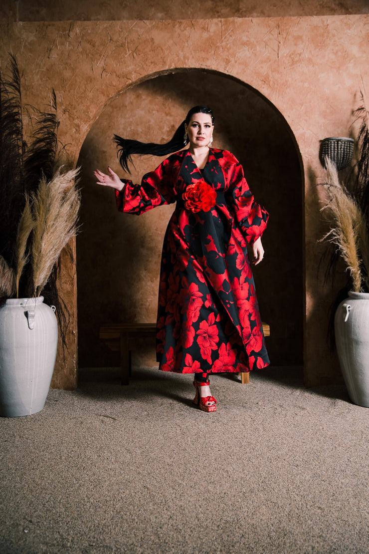 Parisian Coat in "I Lombardi" (Red)