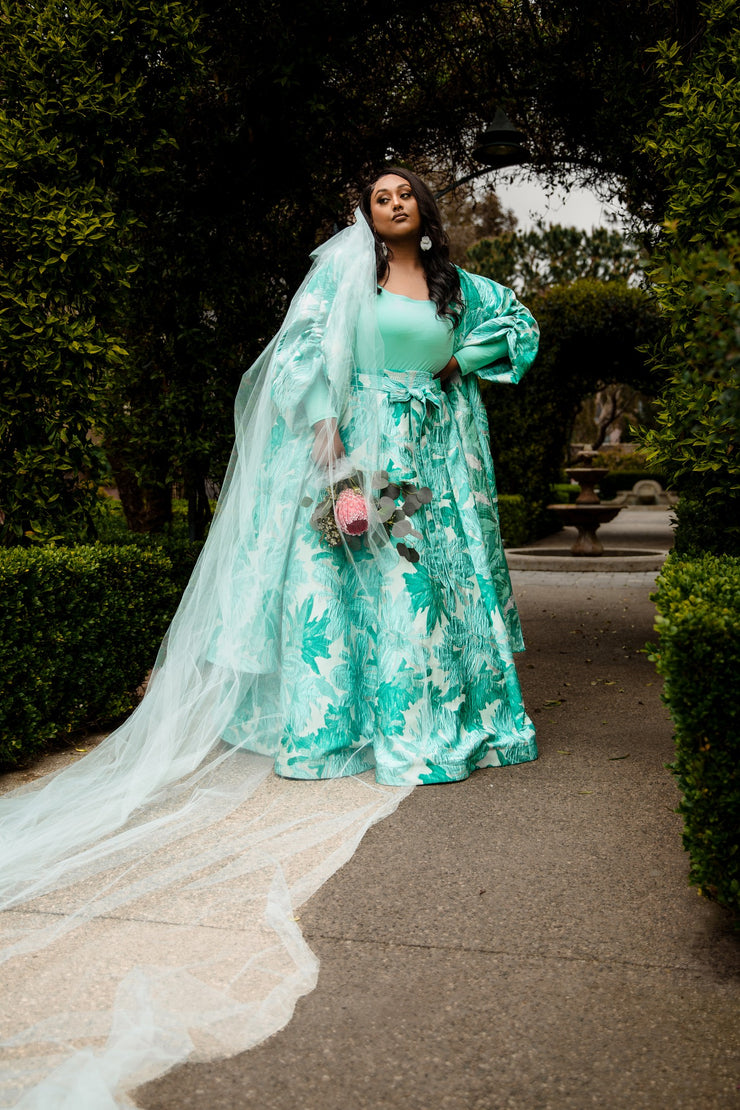 Parisian Coat in “Le Comte Ory”(Seafoam)