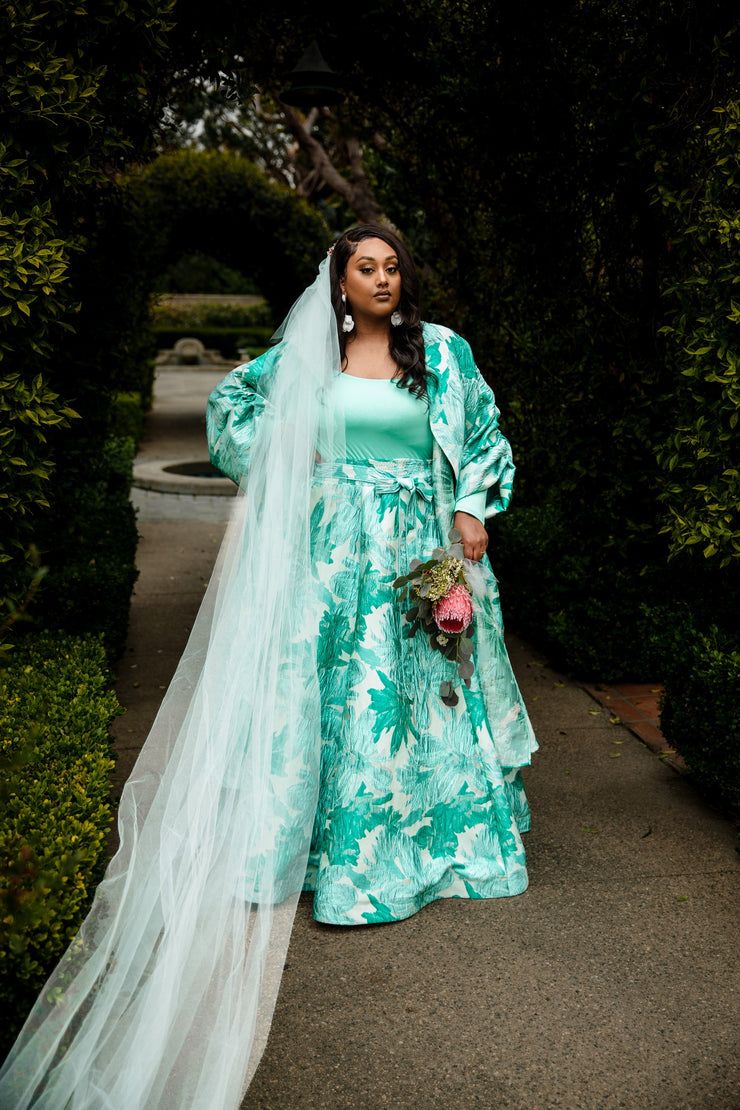 Parisian Coat in “Le Comte Ory”(Seafoam)