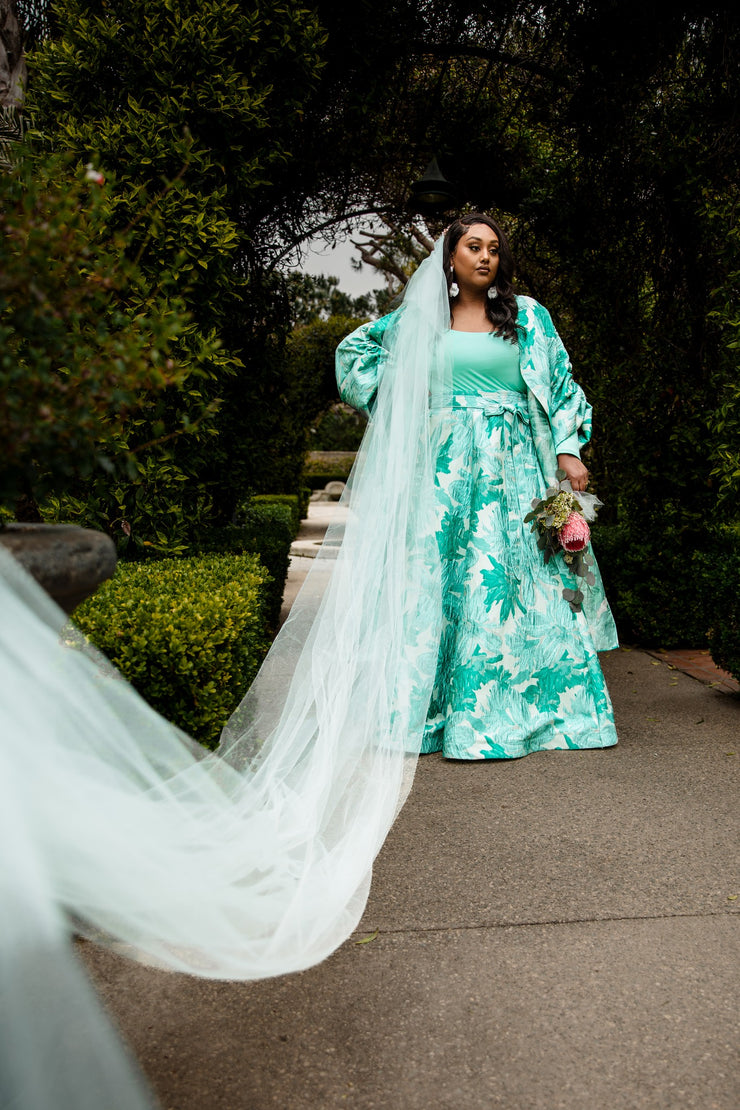 Parisian Coat in “Le Comte Ory”(Seafoam)