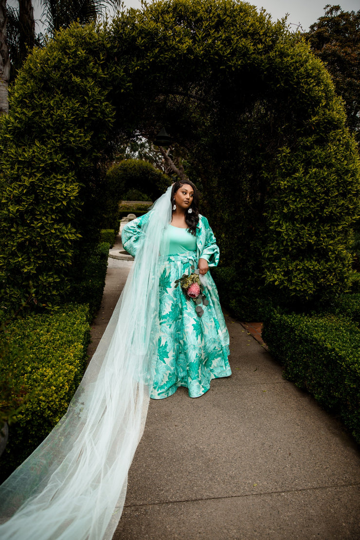 Parisian Coat in “Le Comte Ory”(Seafoam)