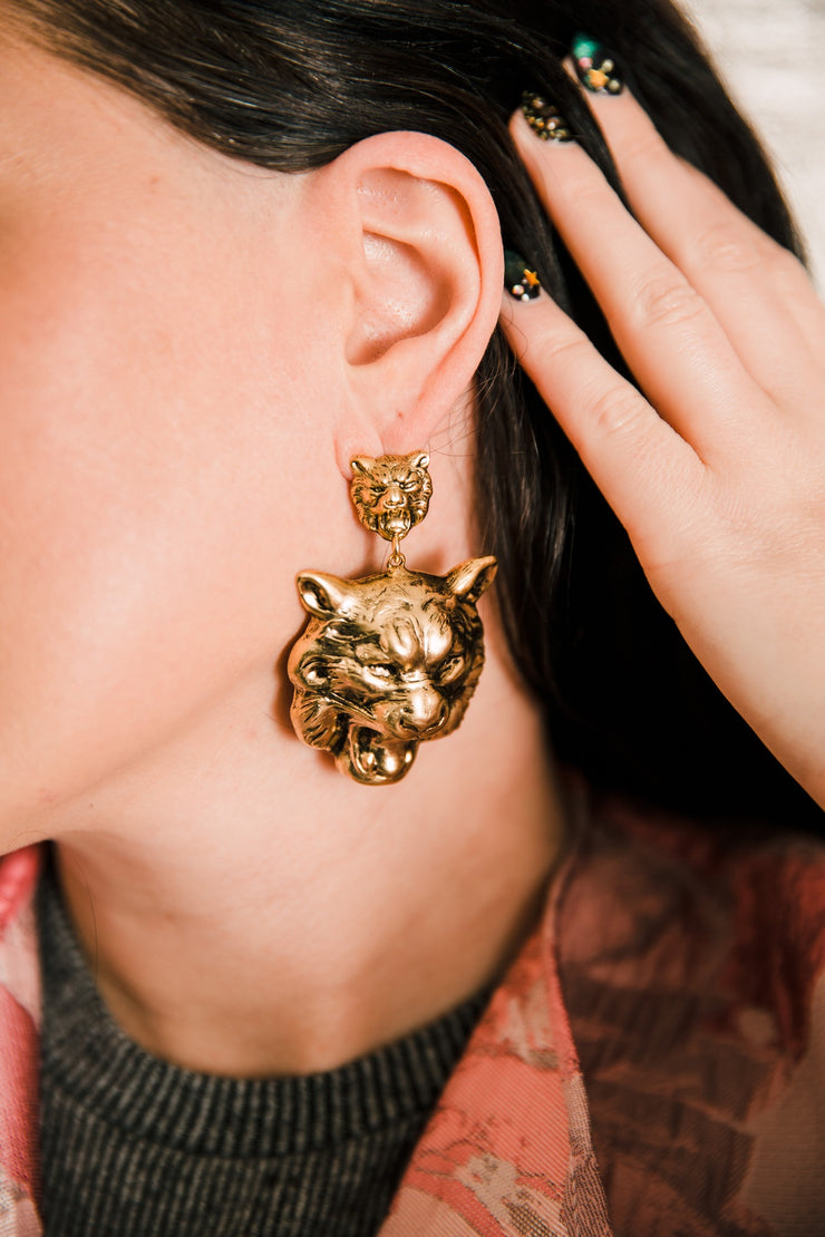 Cougar Earrings