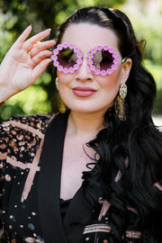 Flower Child Sunglasses (Purple)