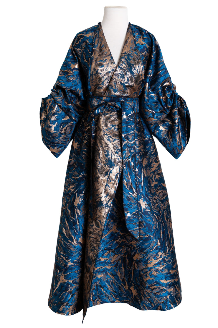 Parisian Coat in "Zampa” (Blue)