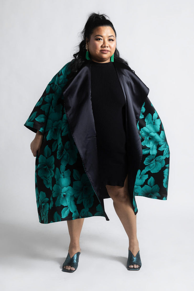"I Lombardi" Reversible Opera Coat (Green)