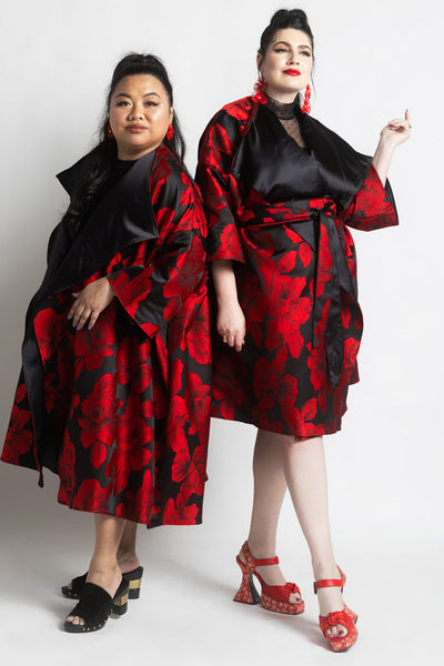 "I Lombardi" Reversible Opera Coat (Red)
